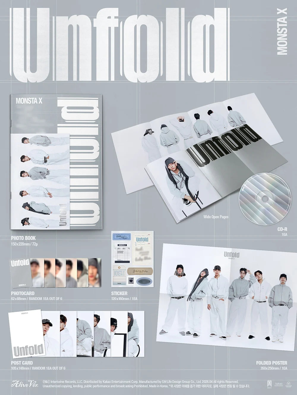 MONSTA X - Unfold [3rd English Album]