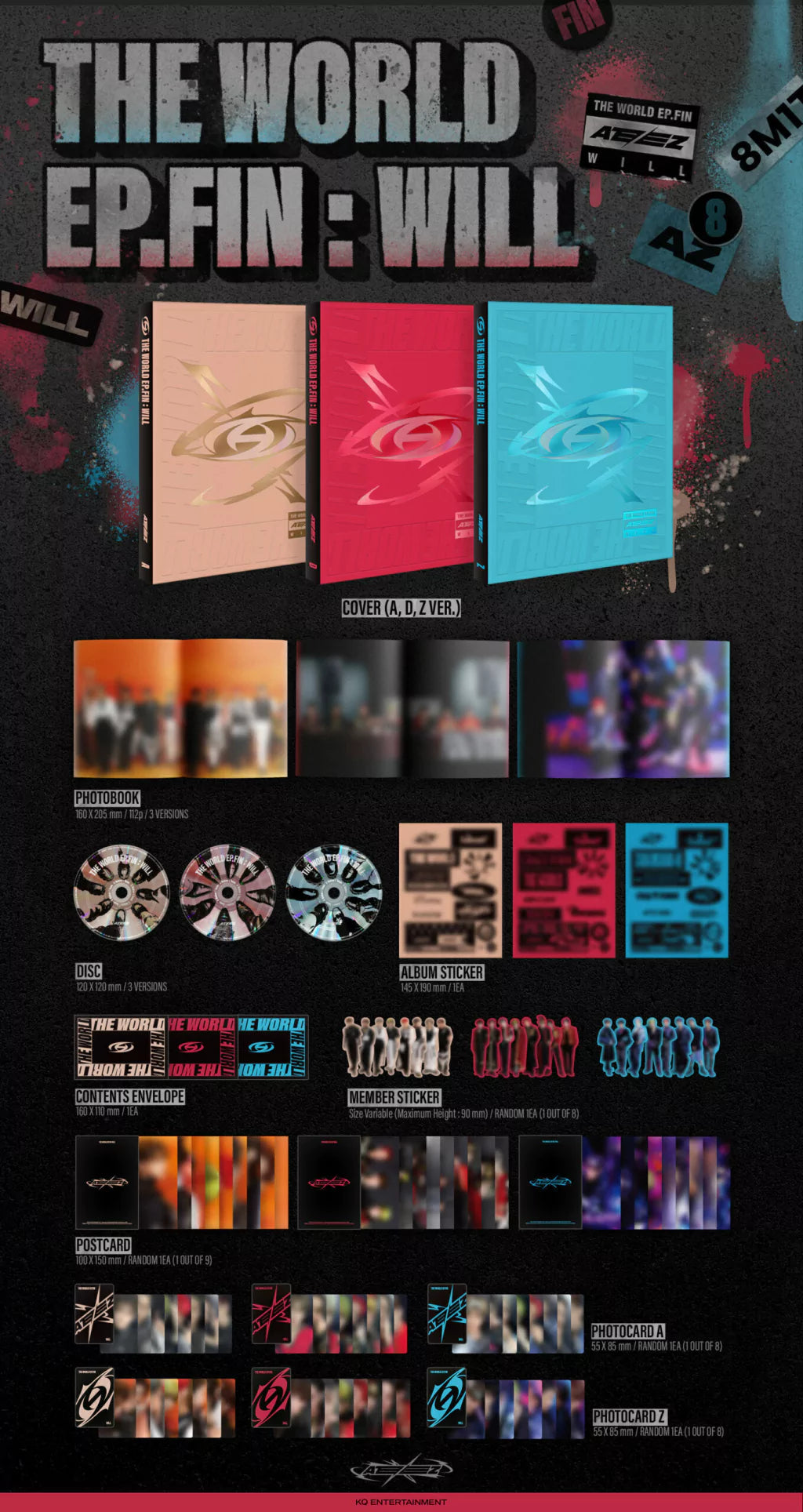 ATEEZ - [THE WORLD EP.FIN : WILL] (Random ver.)