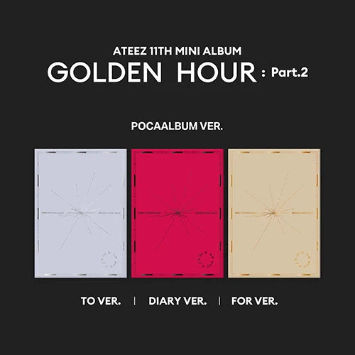 ATEEZ - 11th Mini Album [GOLDEN HOUR : Part.2] (POCA Ver.) (Random ver.)
