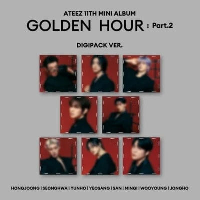 ATEEZ – 10th Mini Album [GOLDEN HOUR : Part.2] (Digipack ver.)(Random ver.)
