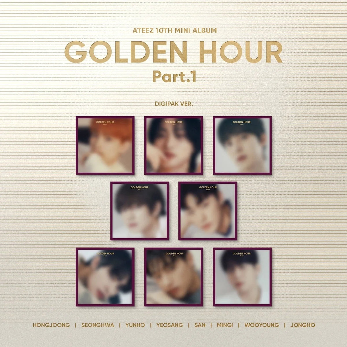ATEEZ – 10th Mini Album [GOLDEN HOUR : Part.1] (Digipack ver.)