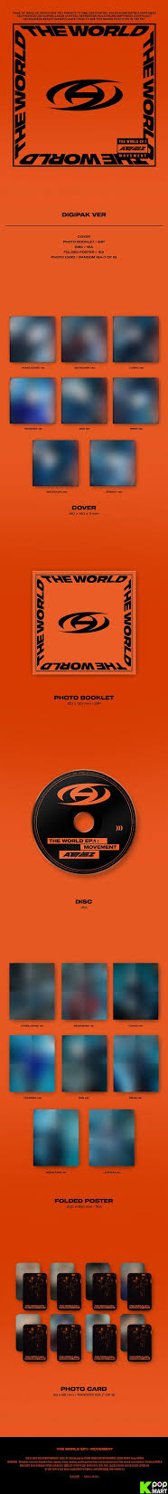 ATEEZ – THE WORLD EP.1 : MOVEMENT (Digipack ver.) (Random ver.)