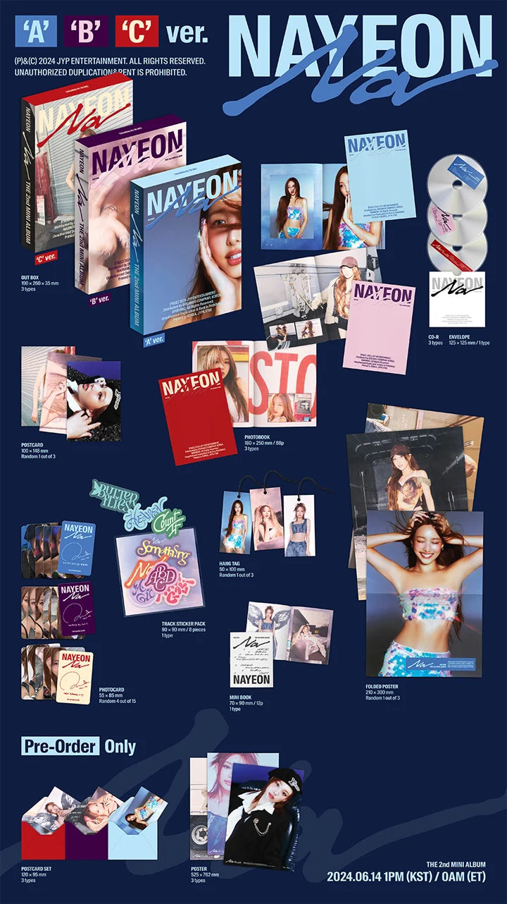 NAYEON (TWICE) - 2ND MINI ALBUM [NA] (Random ver.)