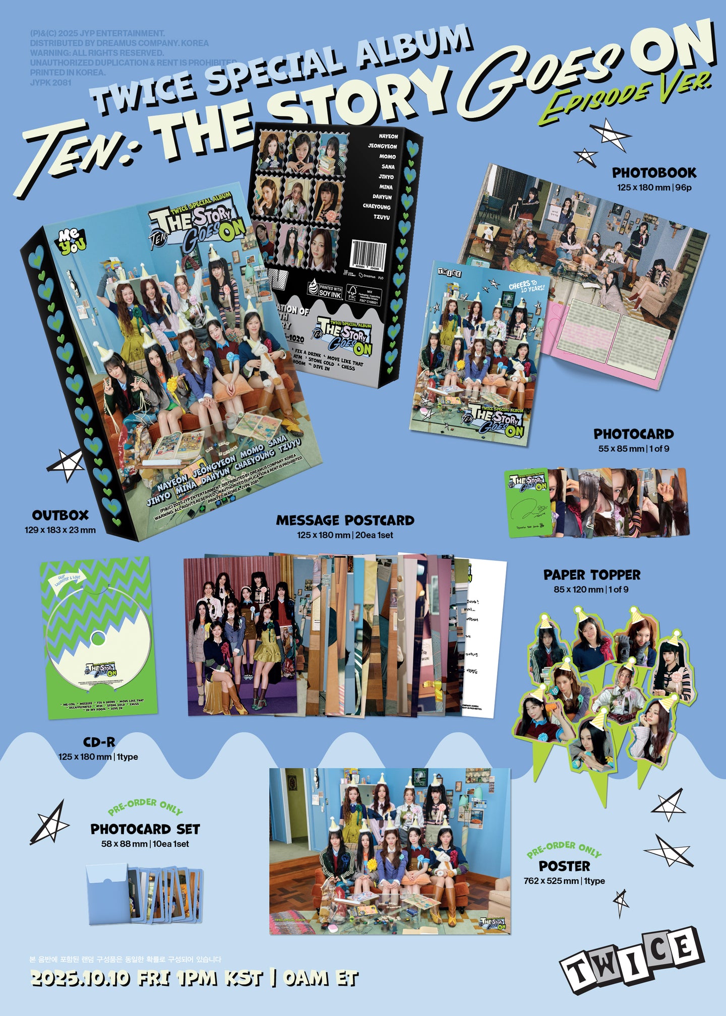 TWICE - SPECIAL ALBUM [TEN: The Story Goes On] (EPISODE ver.)