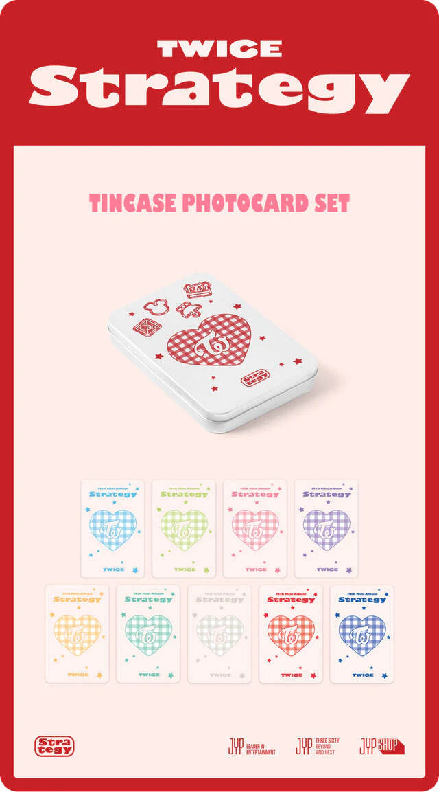 TWICE - TWICE STRATEGY POP-UP In SEOUL (TINCASE PHOTOCARD SET)