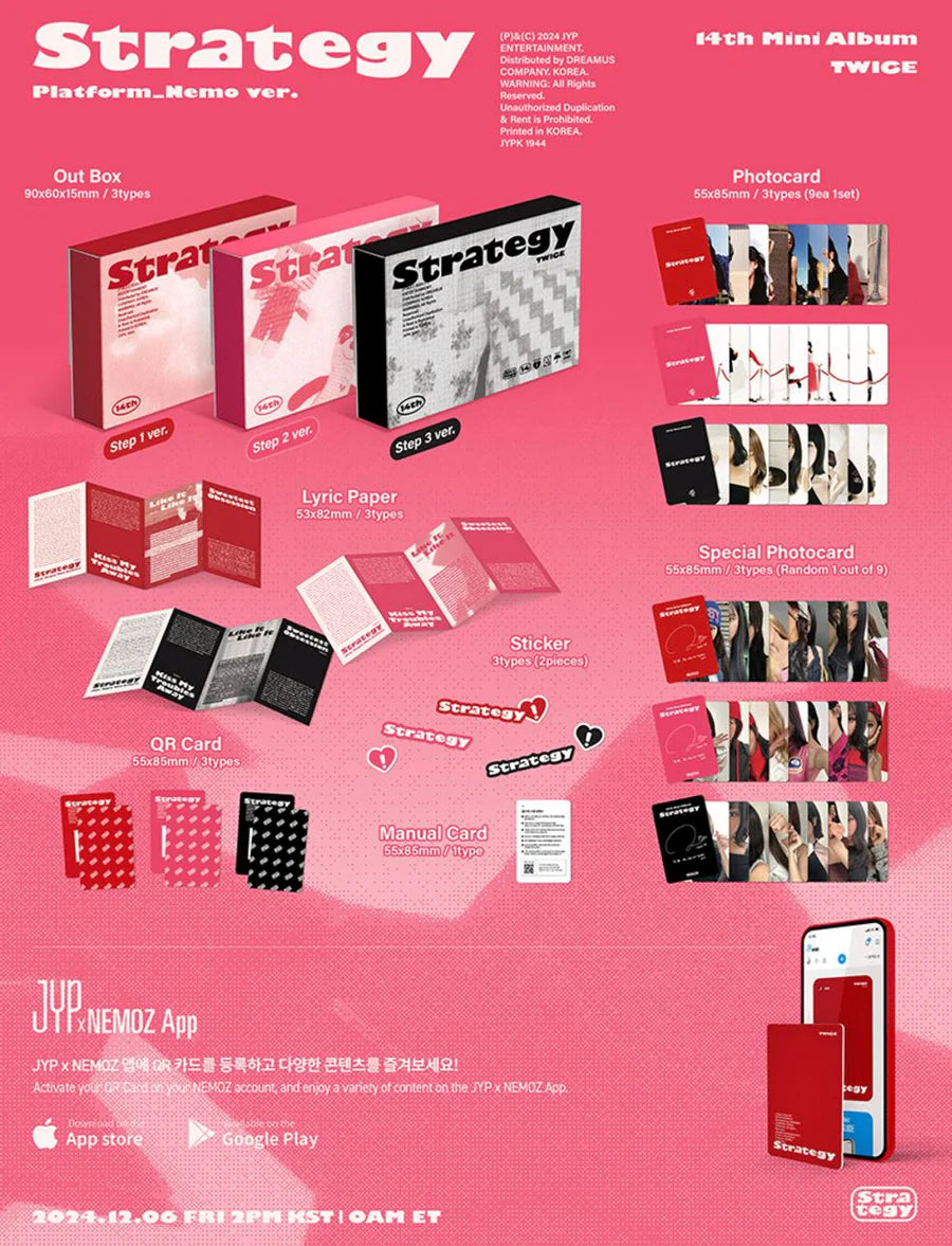 TWICE – 14th Mini Album [STRATEGY] (Platform Nemo ver.)