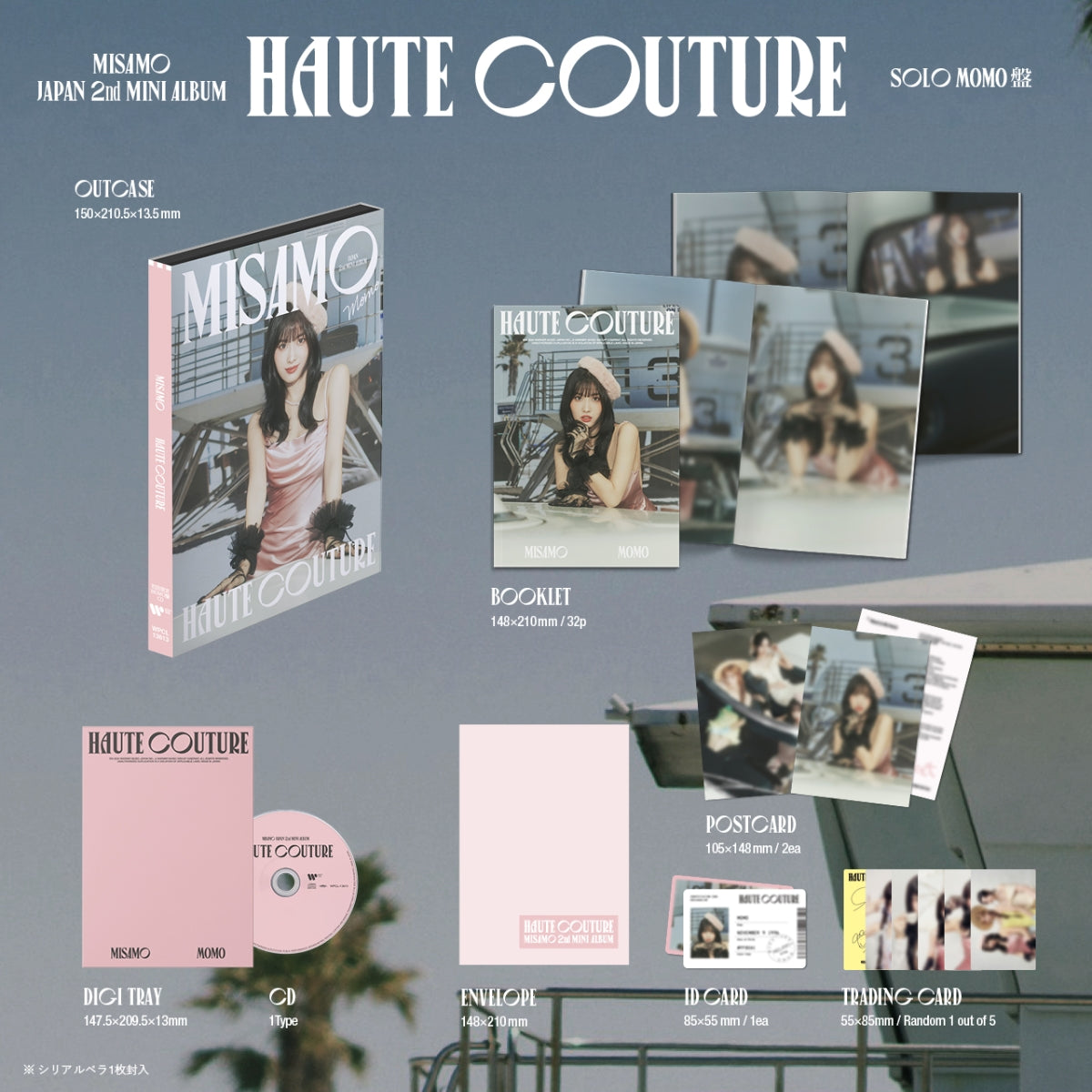 [JP] MISAMO (TWICE) - Japan 2nd Mini Album [HAUTE COUTURE] (Solo Edition)