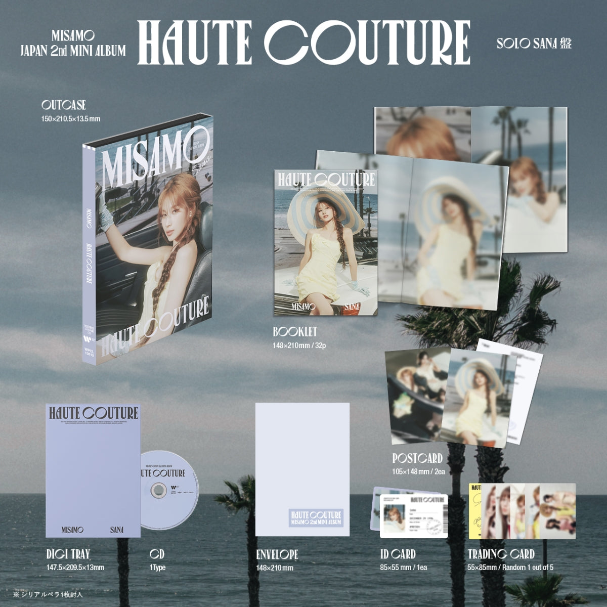 [JP] MISAMO (TWICE) - Japan 2nd Mini Album [HAUTE COUTURE] (Solo Edition)