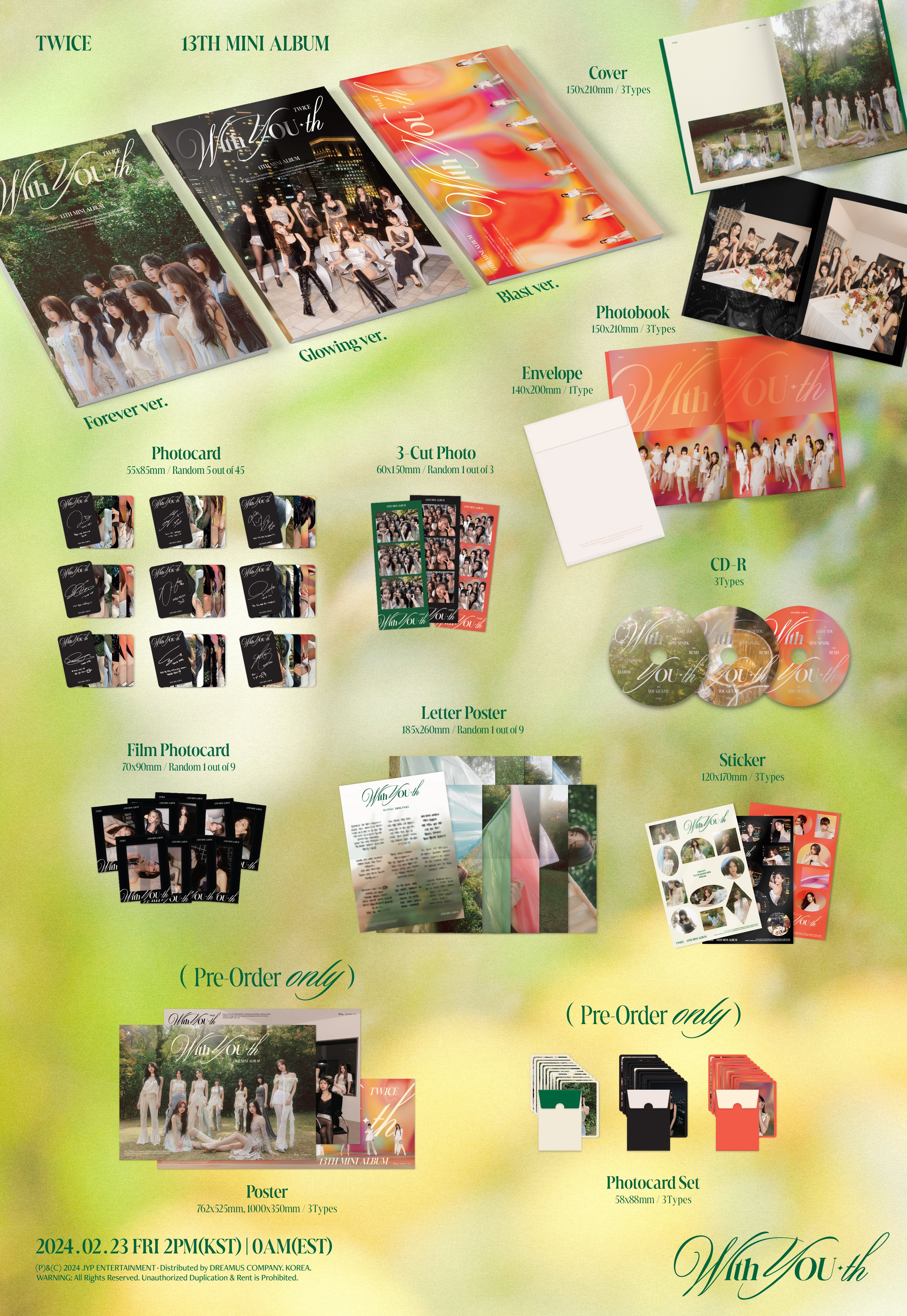 TWICE – 13th Mini Album [With YOU-th](Random ver.)