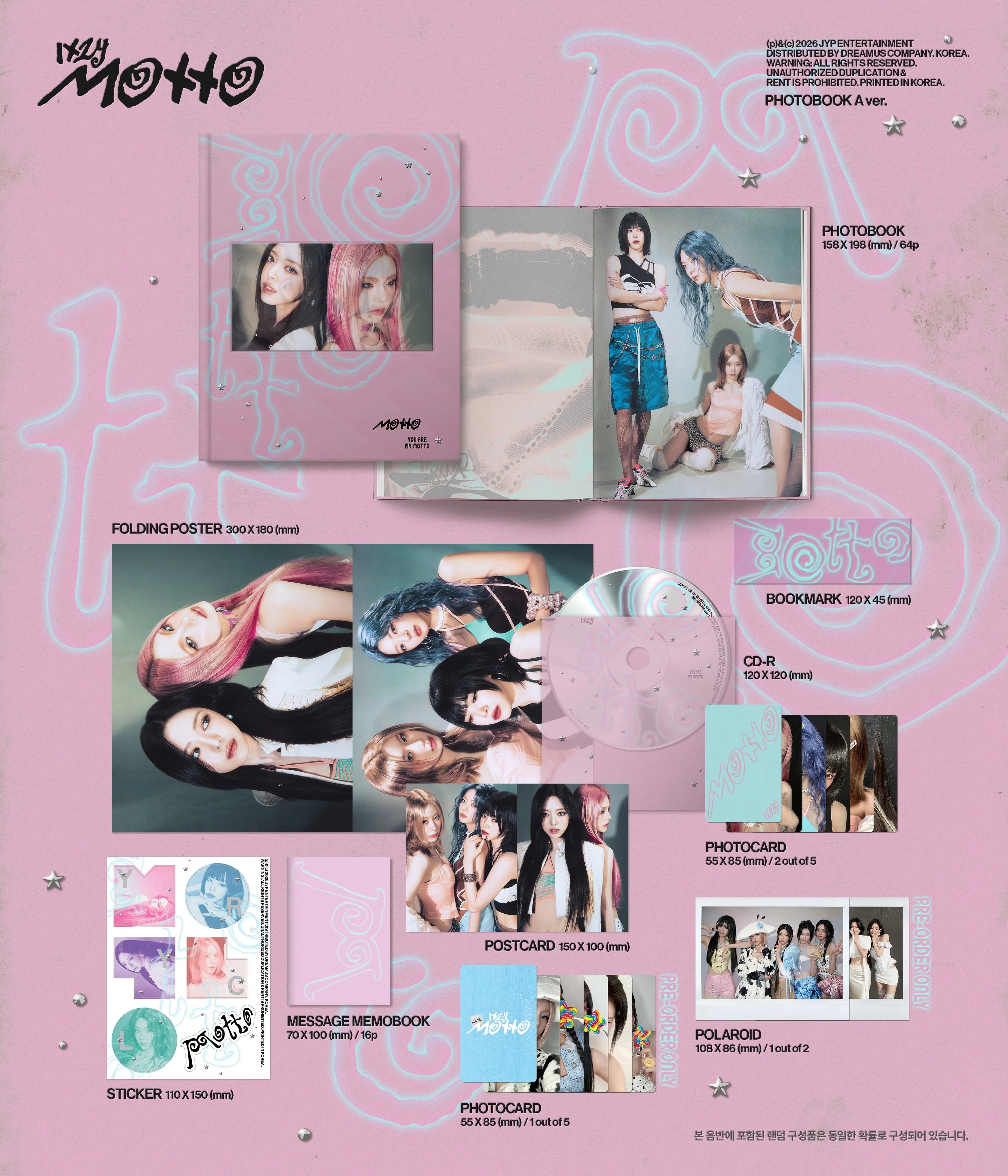 ITZY - Motto [12th Mini Album - Photobook Ver.] (Random Ver.)