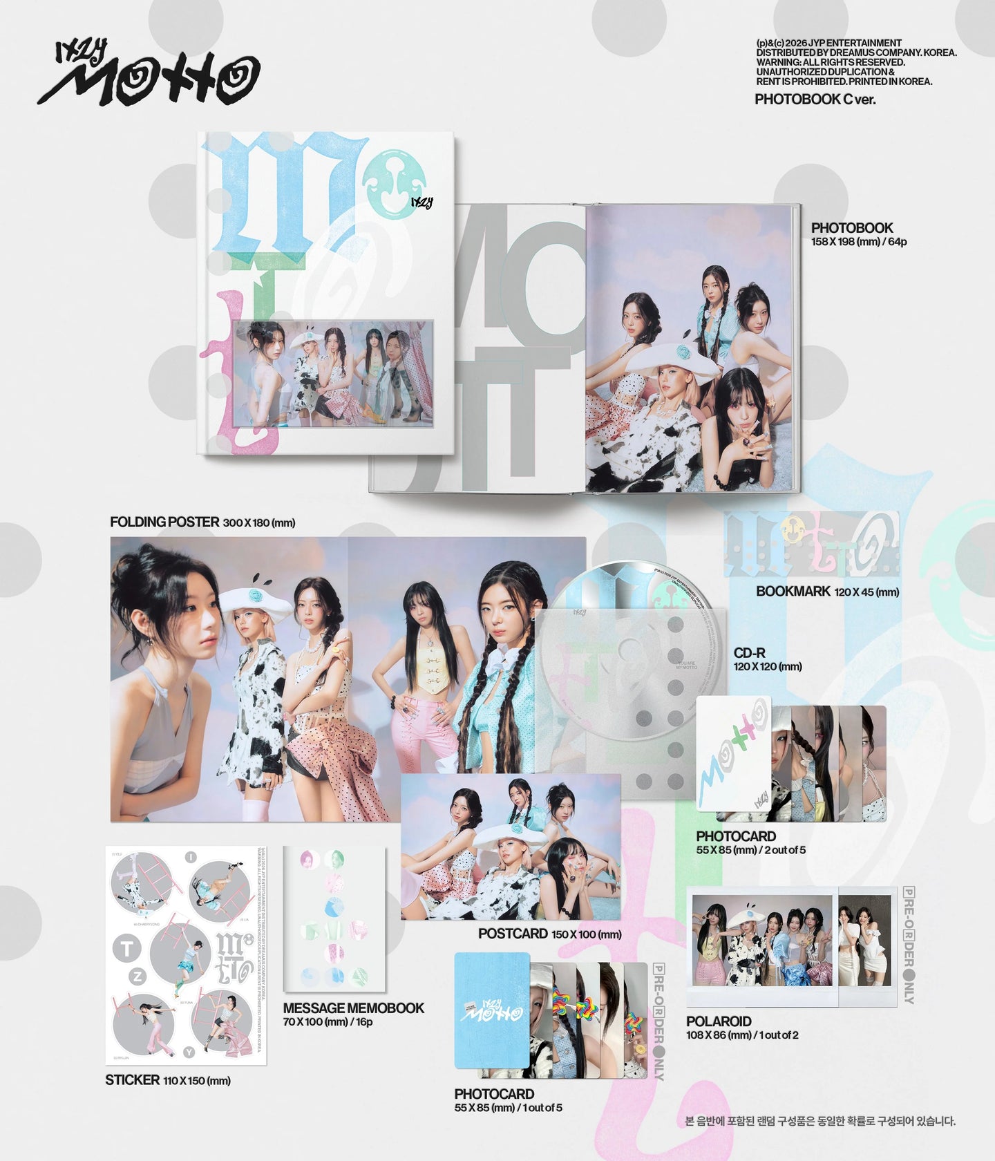 ITZY - Motto [12th Mini Album - Photobook Ver.] (Random Ver.)