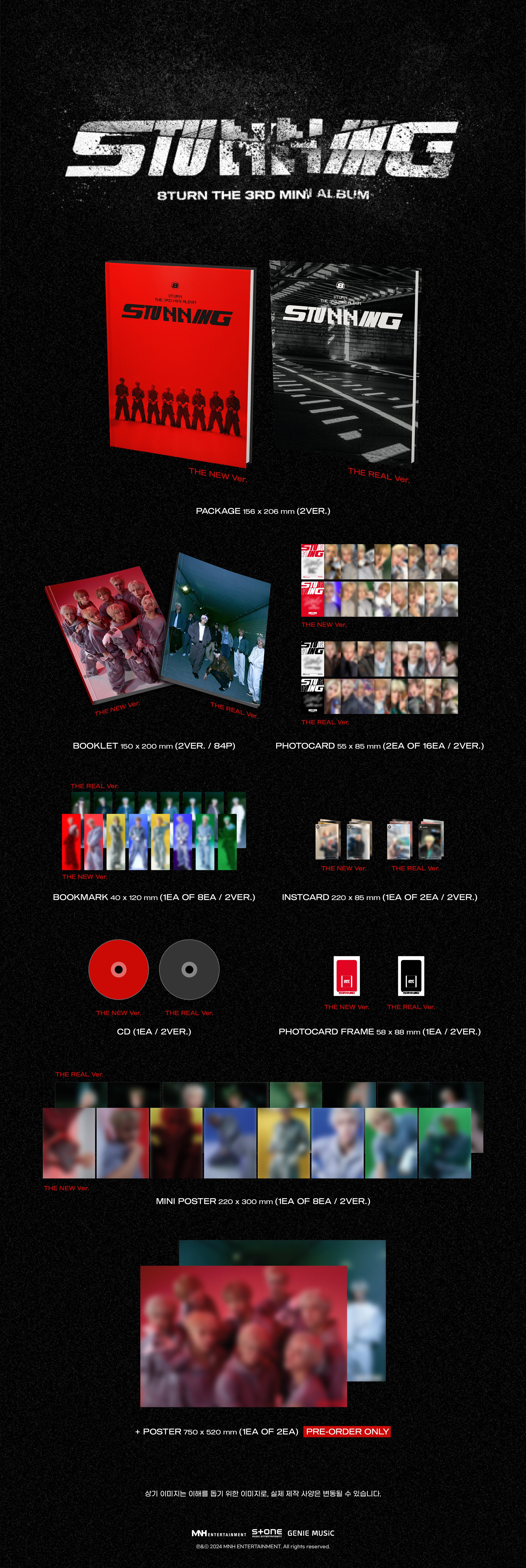 8TURN – The 3rd Mini Album [STUNNING]