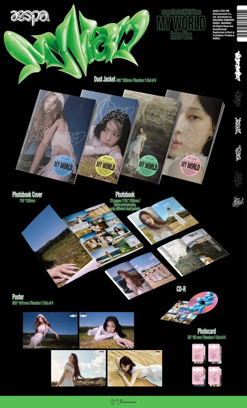Aespa - The 3rd Mini Album [MY WORLD] (Intro Ver.)