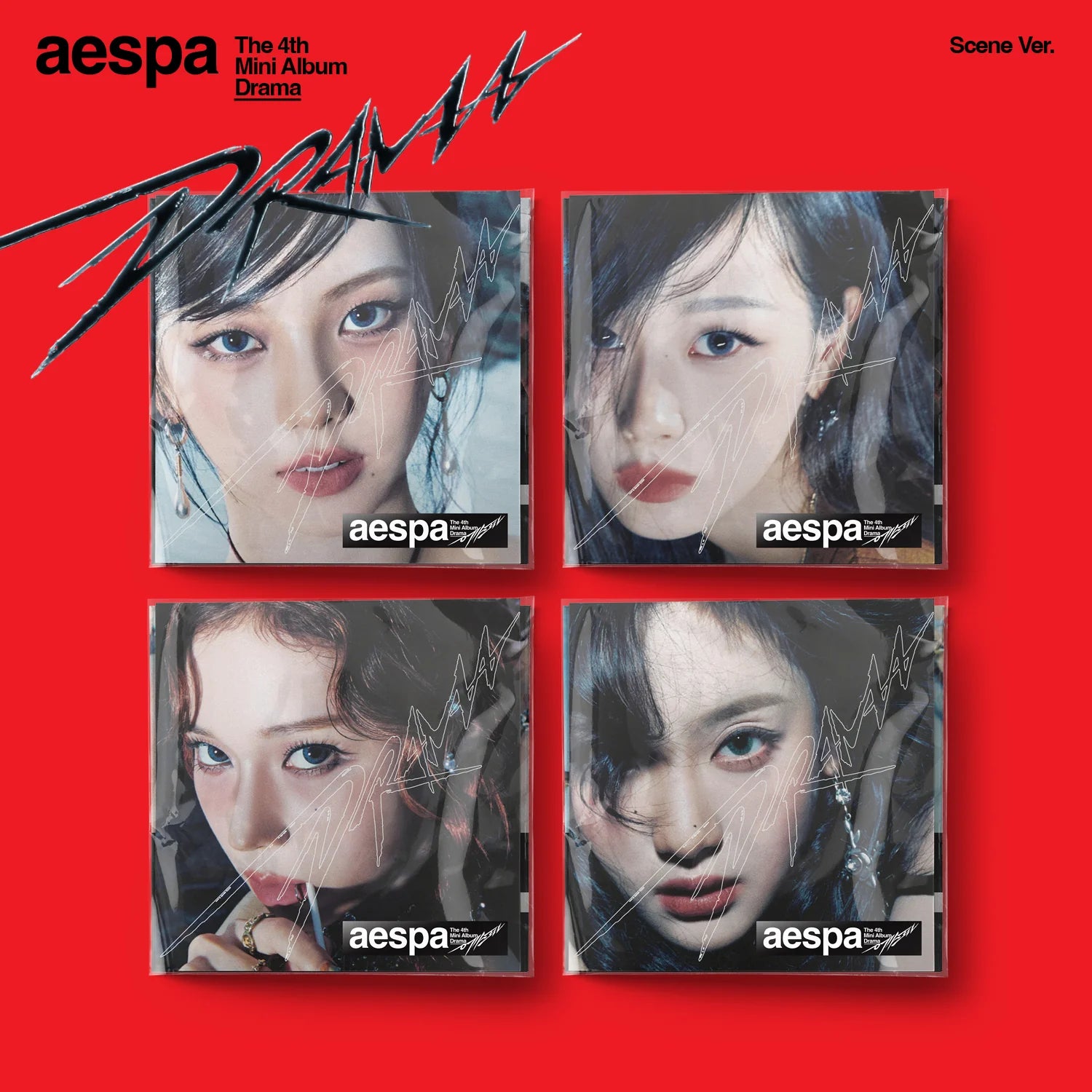 aespa - 4TH MINI ALBUM [Drama] (Scene Ver.) (Random Ver.)