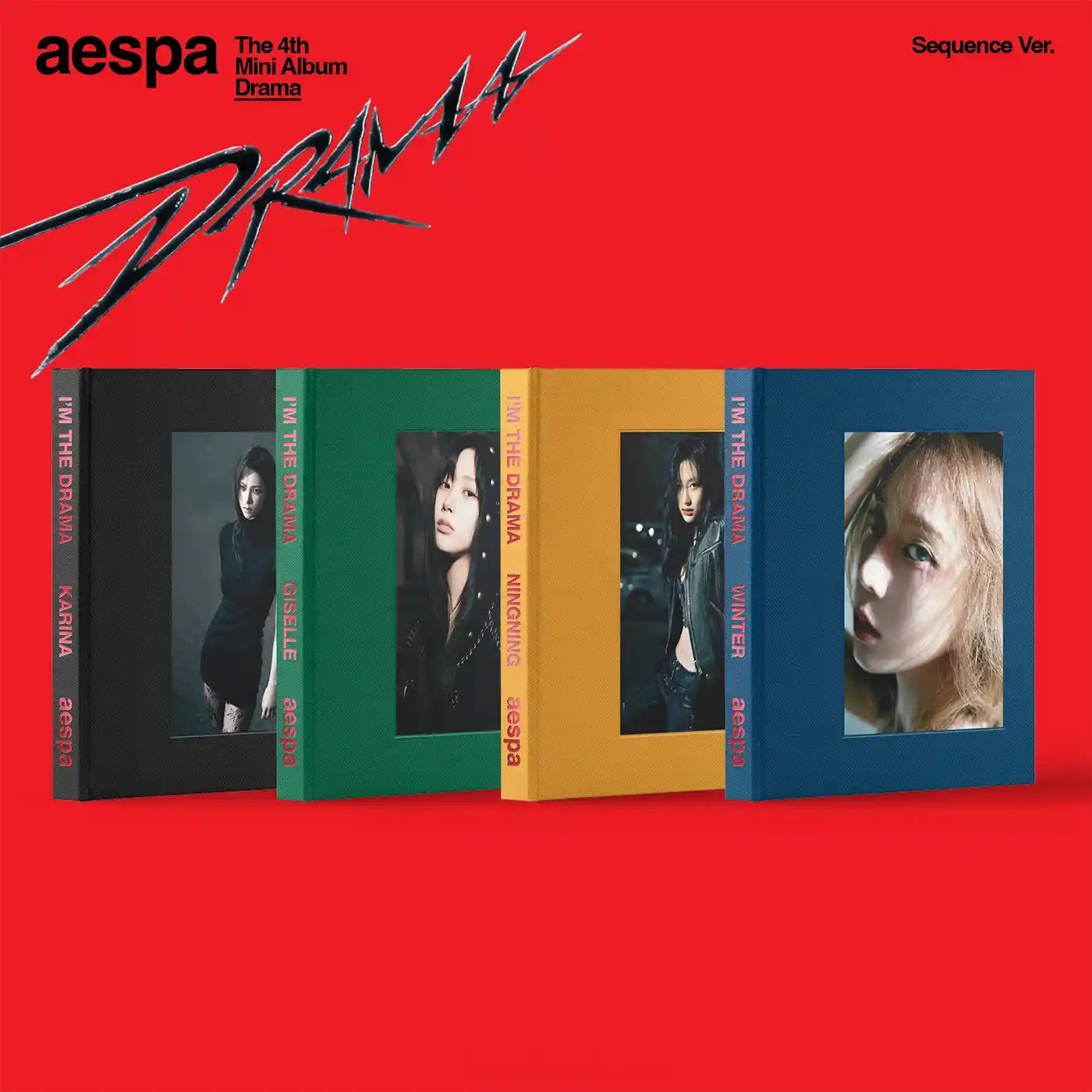 aespa - 4TH MINI ALBUM [Drama] (Sequence Ver.) (Random Ver.)