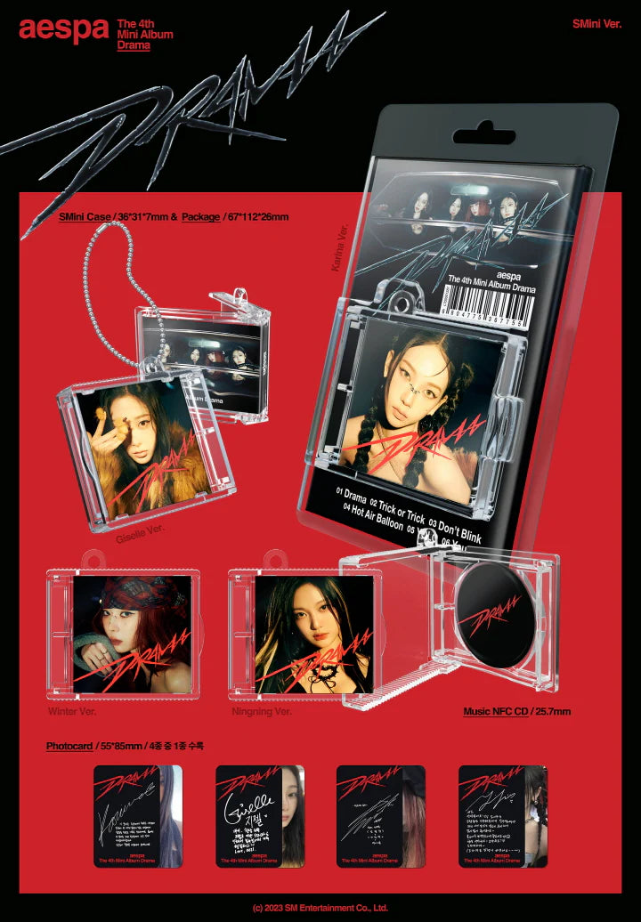 aespa - 4TH MINI ALBUM [Drama] (SMini Ver.) (Random Ver.)
