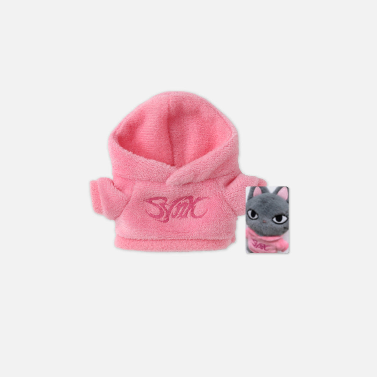 aespa - 2025 LIVE TOUR - SYNK : PARALLEL LINE - aespa ENCORE MD DOLL PINK HOODIE