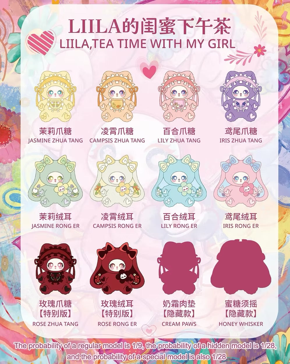 JOYMIYA - Liila's 600% 2V Tea Time With My Girl Plush Series Blind Box