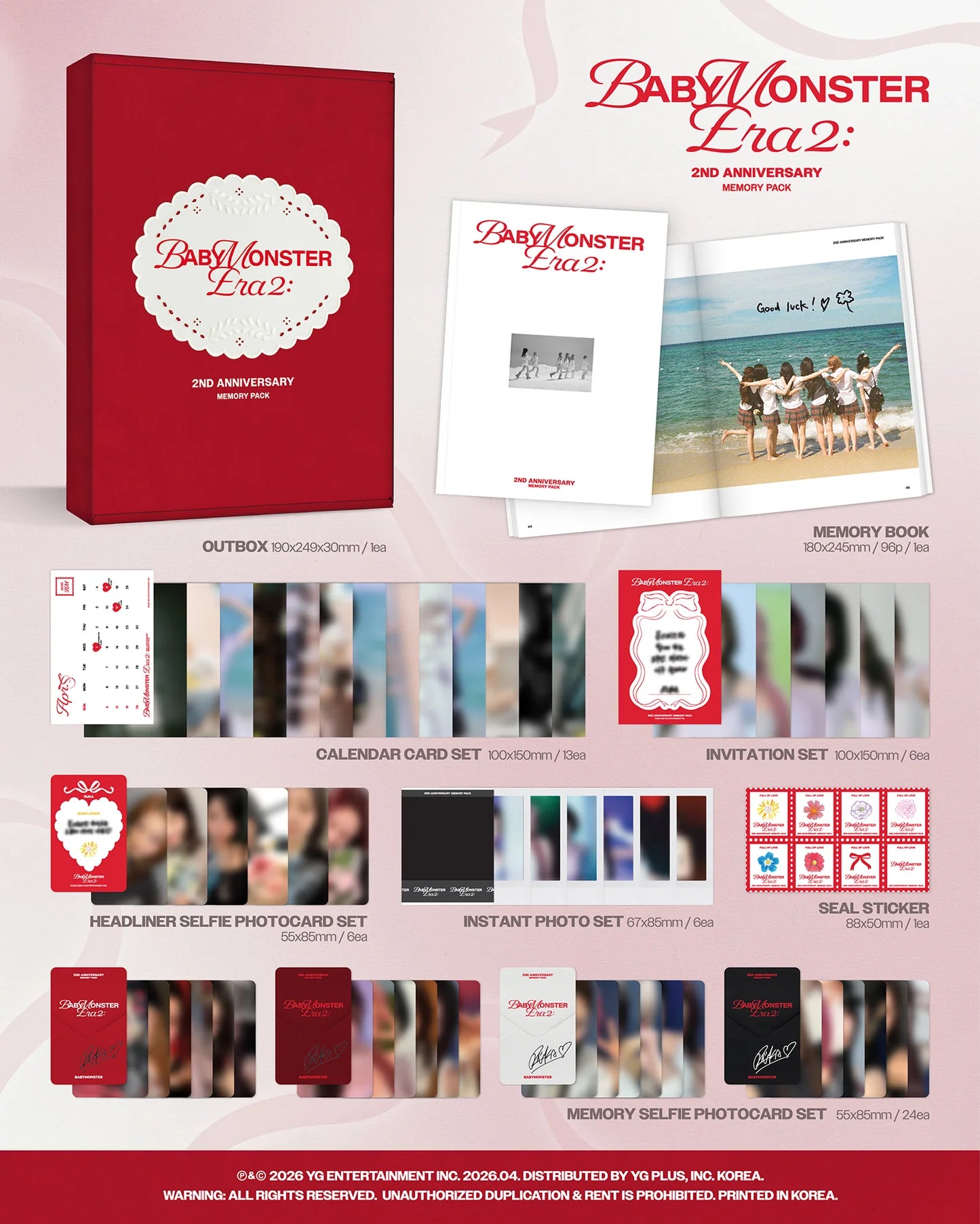 BABYMONSTER - BABYMONSTER : ERA II [2nd Anniversary Memory Pack]