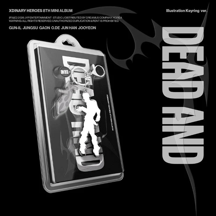 Xdinary Heroes - DEAD AND [8th Mini Album - Illustration Keyring Ver.]