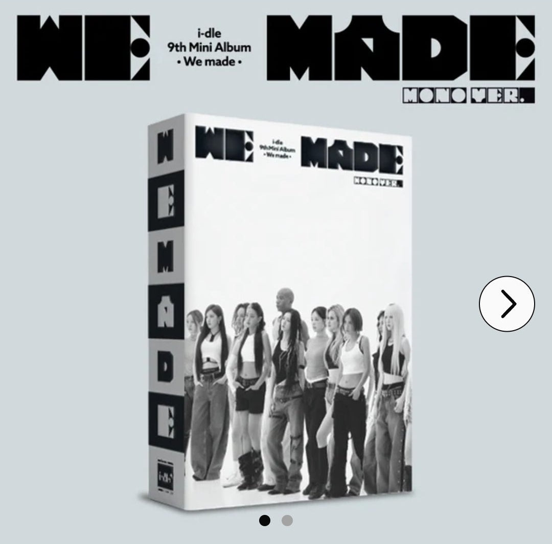 i-dle - 9th Mini Album [We made] (Exclusive Signed CD)