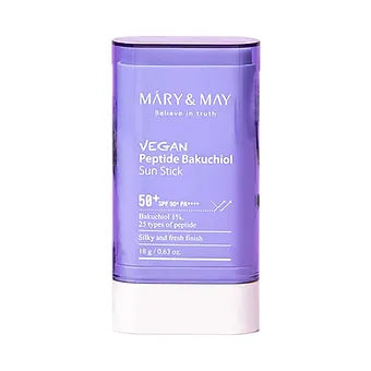 Mary&May - Vegan Peptide Bakuchiol Sun Stick SPF50+ PA++++ 18 g / 0.63 Oz
