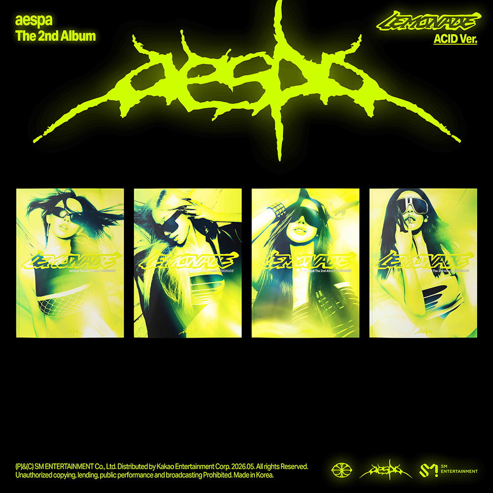 aespa - LEMONADE [2nd Album - ACID Ver.] (Random Ver.)
