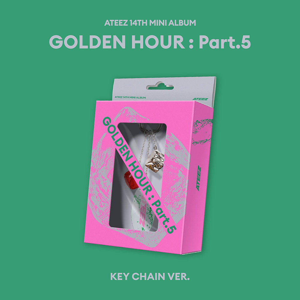 ATEEZ - GOLDEN HOUR : Part.5 [14th Mini Album - KEY CHAIN Ver.]