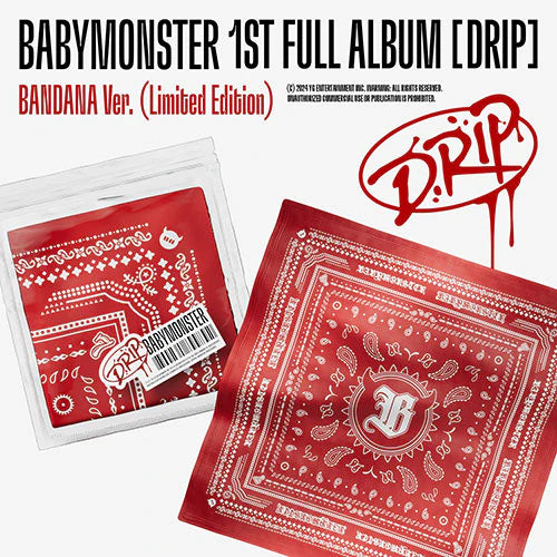 BABYMONSTER - 1st Full Album [DRIP] (BANDANA Ver.) (Limited Edition)