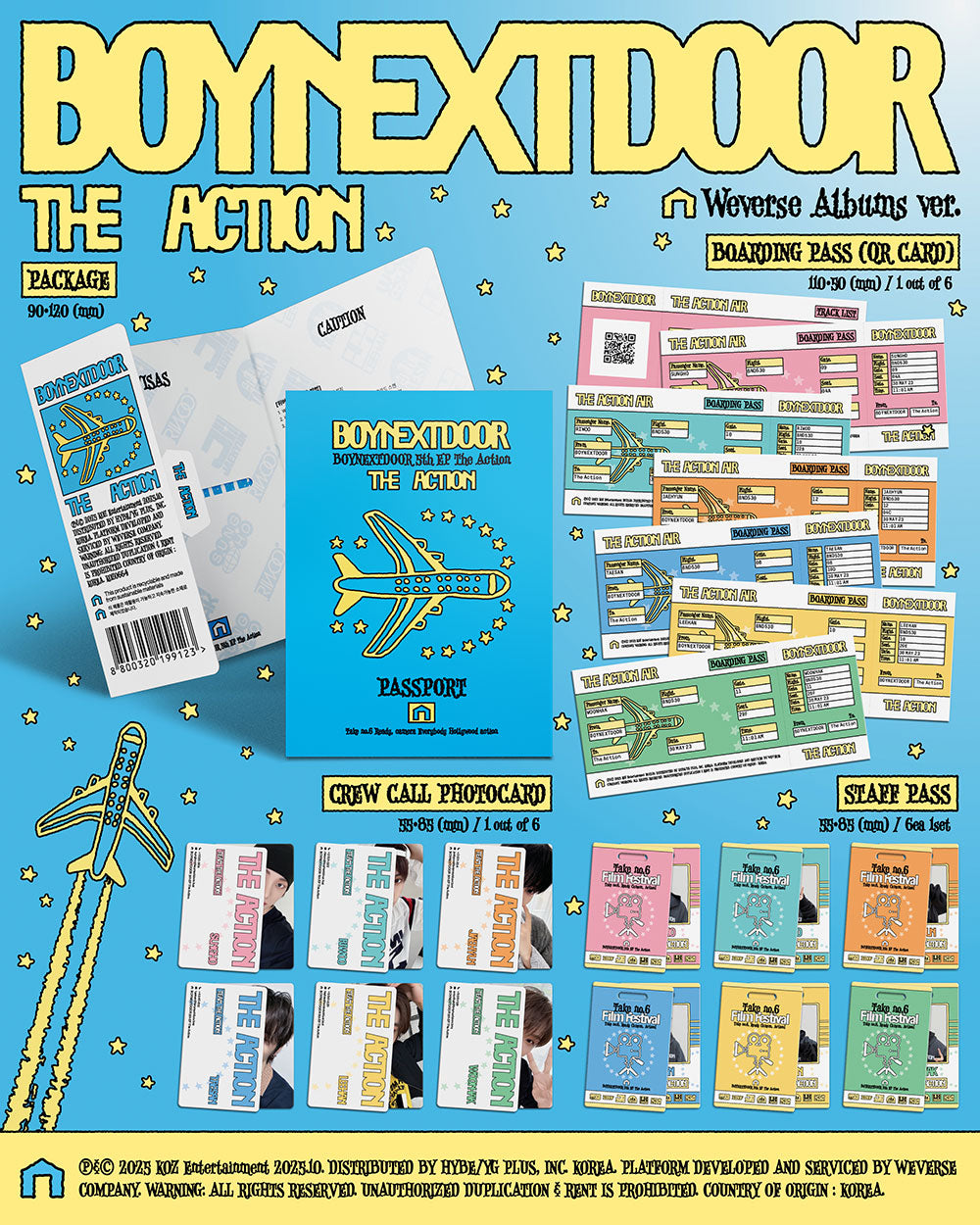 BOYNEXTDOOR - The Action [5th EP Album - Weverse Ver.]