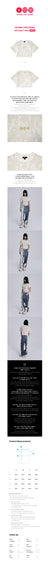 BTS - S/S Crop T-Shirt (White) [ARIRANG WORLD TOUR Official MD]