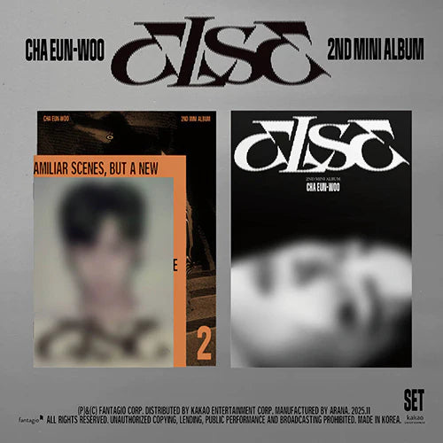 CHA EUN-WOO - 2nd mini album [ELSE] (Random ver.)