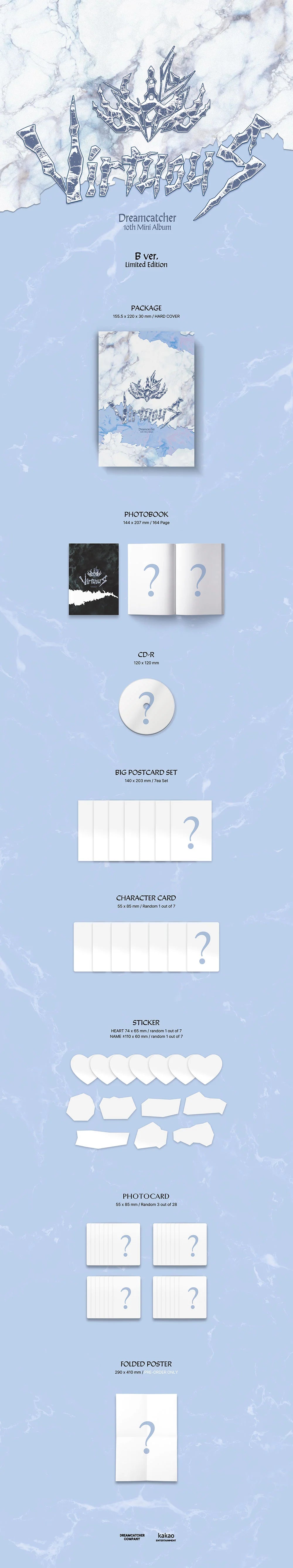 Dreamcatcher - VirtuouS [10th Mini Album - Limited B Ver.]