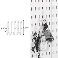 Ganchos metálicos para pegboard