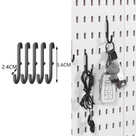 Ganchos metálicos para pegboard