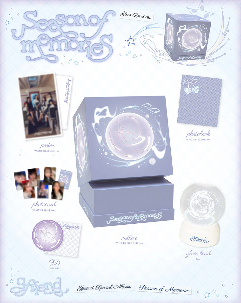 GFRIEND - Season of Memories [Special Album - Glass Bead Ver.]