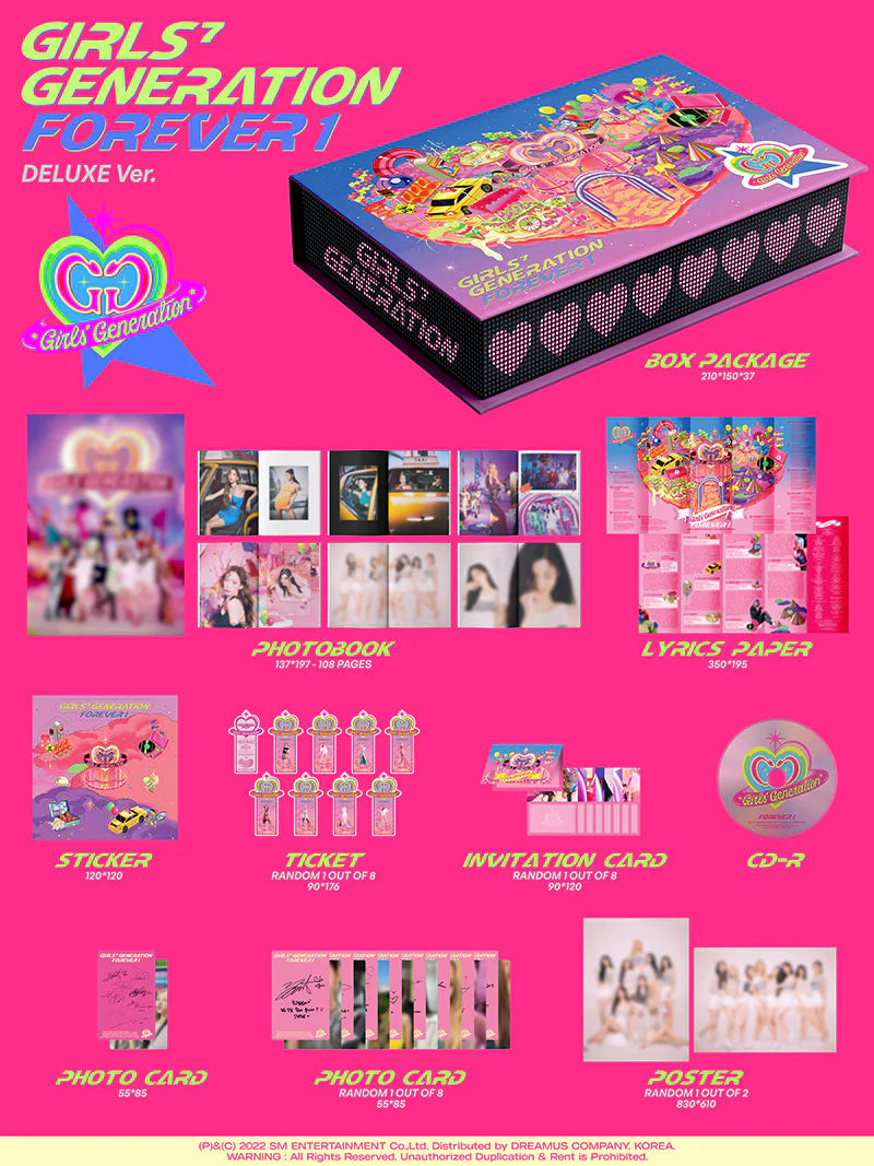 Girls' Generation (SNSD) - FOREVER 1 [7th Album - DELUXE Ver.]
