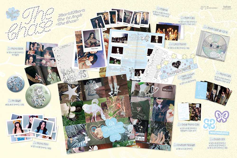 Hearts2Hearts - The Chase [1st Single Album - Package Ver.]