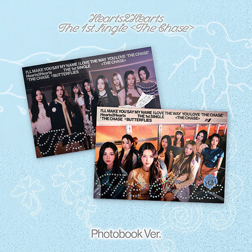 Hearts2Hearts - The Chase [1st Single Album - Photobook Ver.](Random ver.)