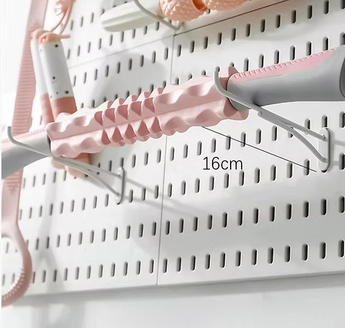 Ganchos de apoyo para pegboard de 16cm