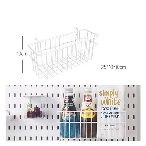 Canasta pequeña de almacenamiento para pegboards