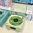 Parlante bluetooth con forma de tocadiscos + ruido