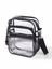Crossbody transparente grande - Negro