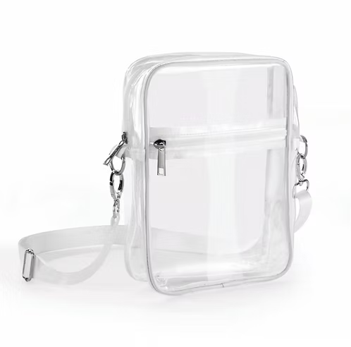 Crossbody transparente pequeño