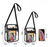 Crossbody transparente pequeño