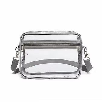 Crossbody transparente