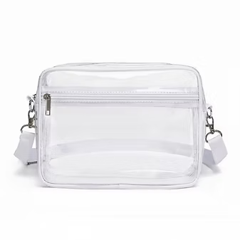 Crossbody transparente