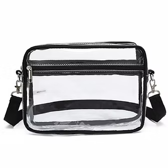 Crossbody transparente