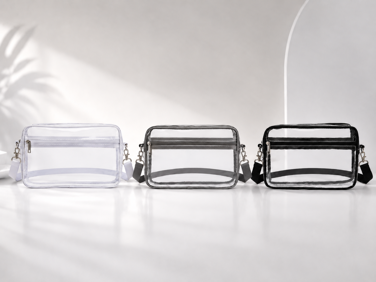 Crossbody transparente