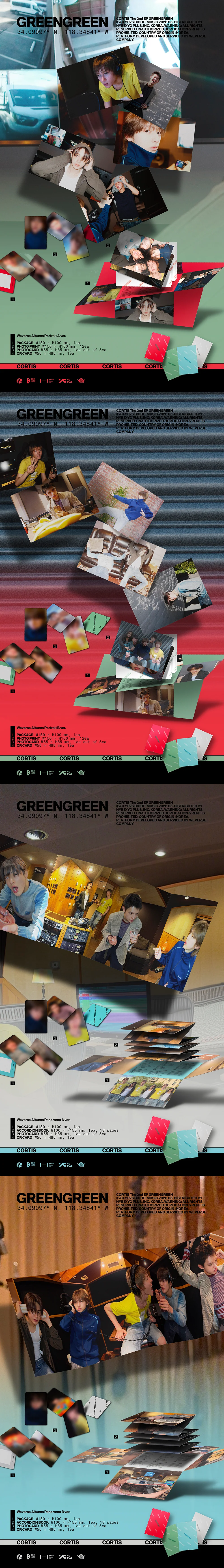 CORTIS - GREENGREEN [2nd EP Album - Weverse Albums Ver.](Random ver.)